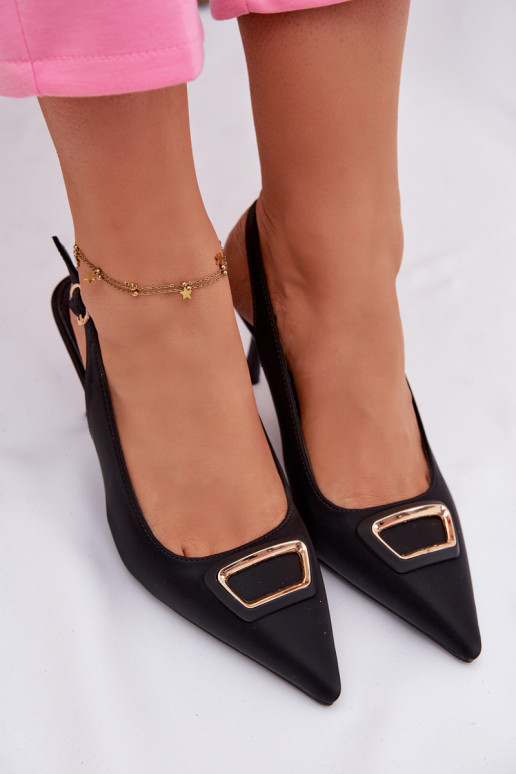 augstpapēžu basenes  dekorēti Melns Palerine