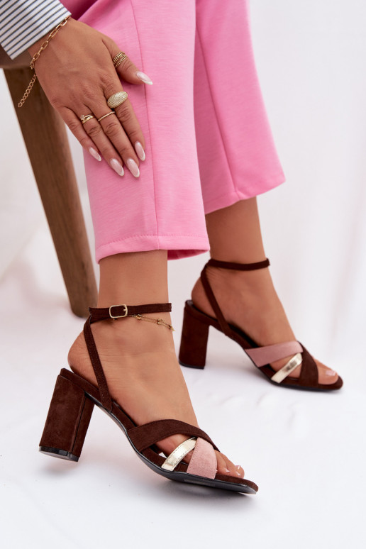 Sieviešu basenes Ar svītrām owe Czekoladowe Karilora