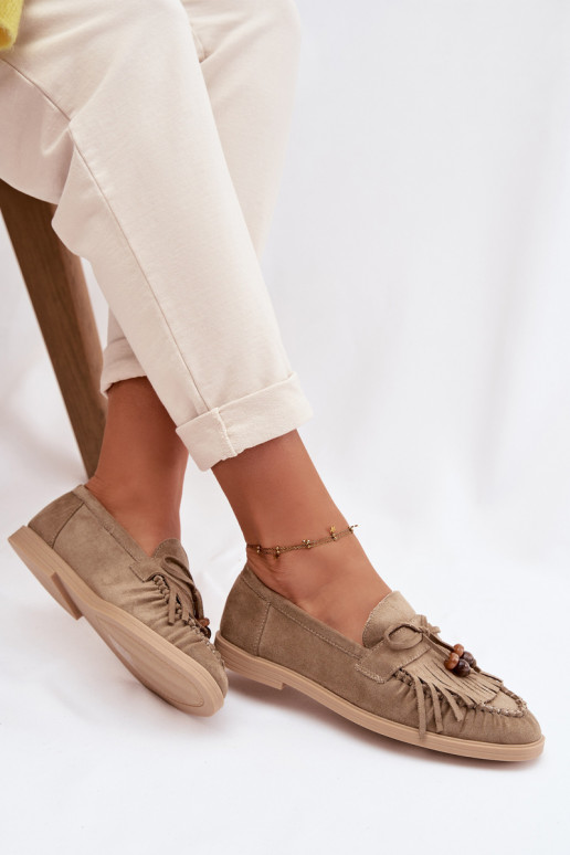 sieviešu mokasīni ar bārkstīm I ikami Zaļas krāsas Teressa