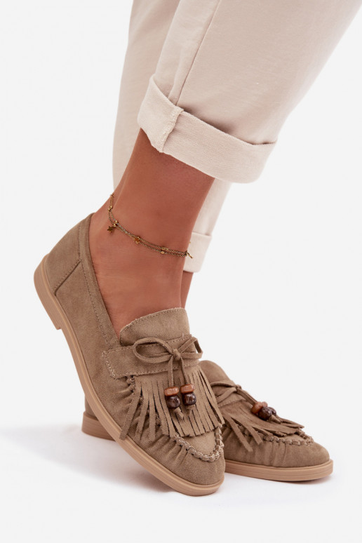 sieviešu mokasīni ar bārkstīm I ikami Zaļas krāsas Teressa