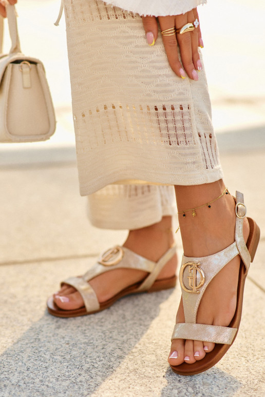 līdzenas zoles basenes ar ornamentiem S.Barski KV27-051 Zelta krāsas