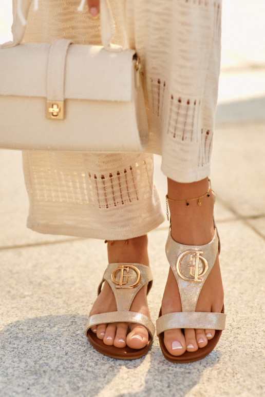 līdzenas zoles basenes ar ornamentiem S.Barski KV27-051 Zelta krāsas