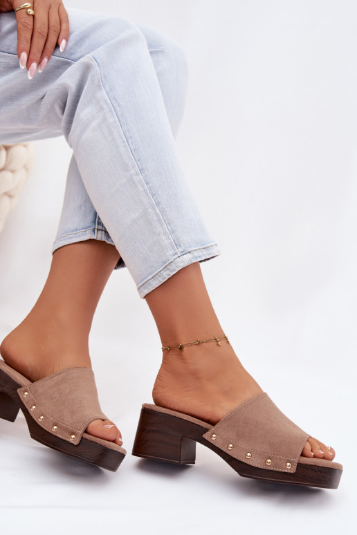 sieviešu čības  Ze Zelta krāsasmi  smilšu krāsas Davessa