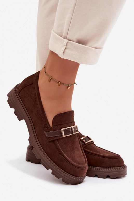 sieviešu mokasīni  Czekoladowe Mirelva