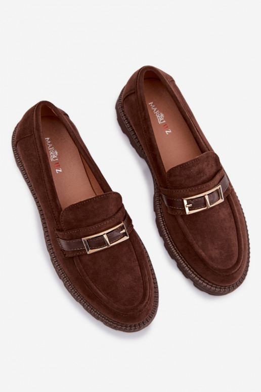 sieviešu mokasīni  Czekoladowe Mirelva