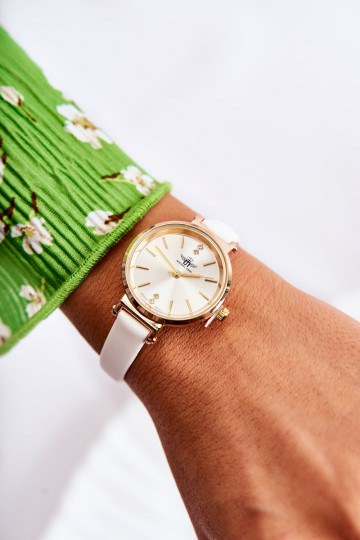  pulkstenis Michael John Zelta krāsas ar mirdzošiem spīdumiem 2