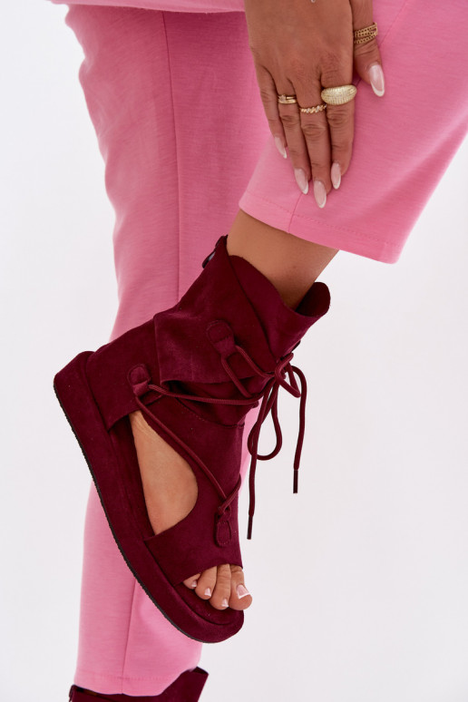 Sieviešu basenes owe ar stulmu I Wiązaniem bordo krāsas Ferlisse