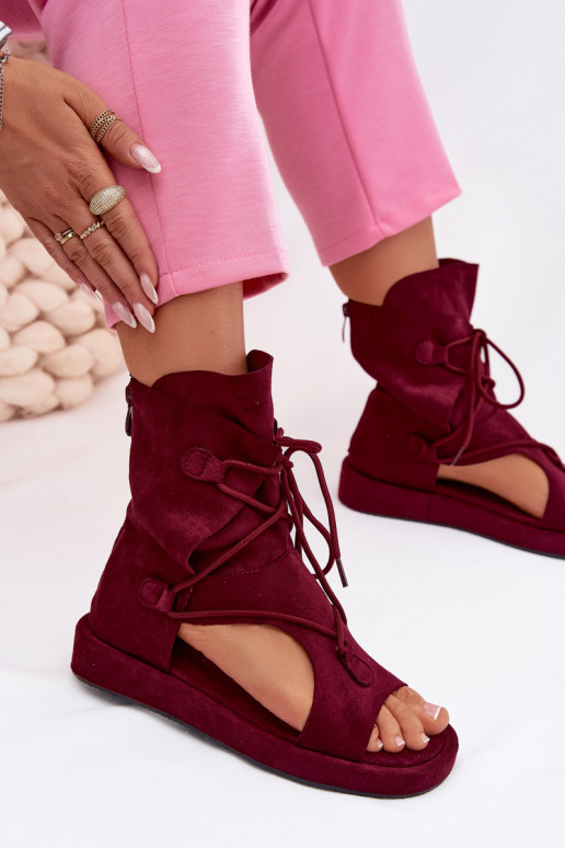 Sieviešu basenes owe ar stulmu I Wiązaniem bordo krāsas Ferlisse