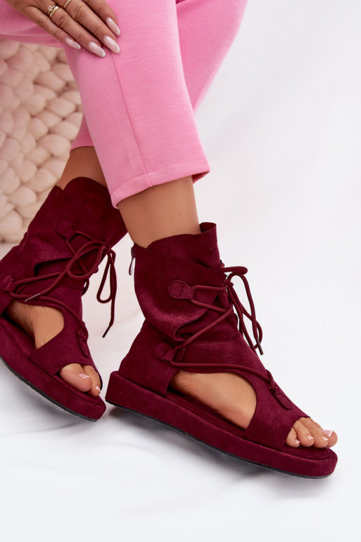 Sieviešu basenes owe ar stulmu I Wiązaniem bordo krāsas Ferlisse