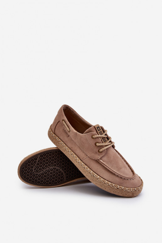 espadrilles  šņorējami Big Star NN174054 smilšu krāsas