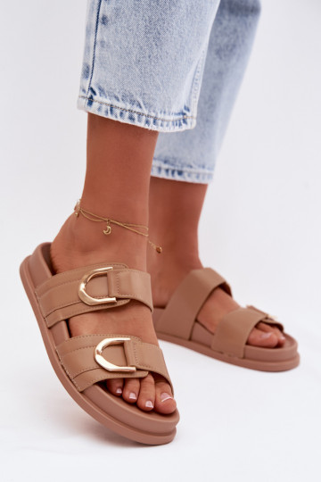 Eko Čibas no dabīgas ādas  Ar svītrām smilšu krāsas Rosinessa 2