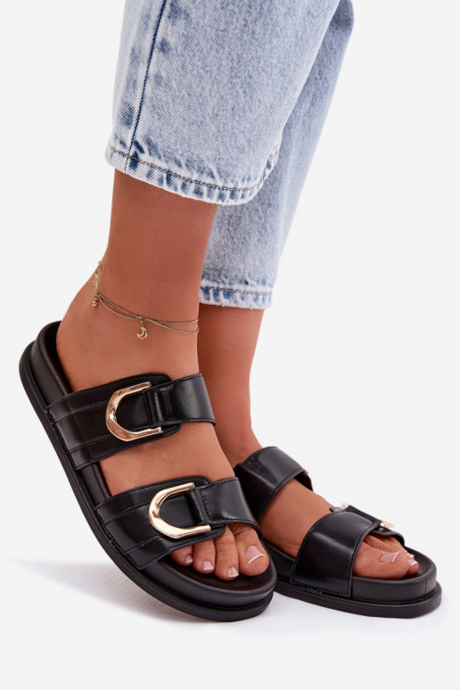 Eko Čibas no dabīgas ādas  Ar svītrām Melns Rosinessa