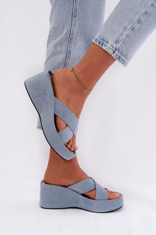 sieviešu čības  Z u Zilas krāsas Calorine