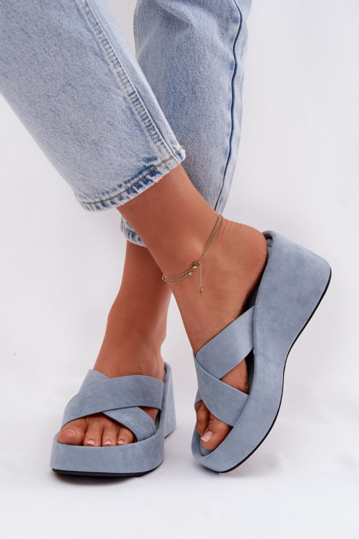 sieviešu čības  Z u Zilas krāsas Calorine