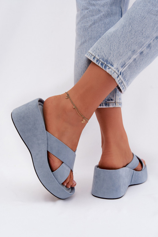 sieviešu čības  Z u Zilas krāsas Calorine