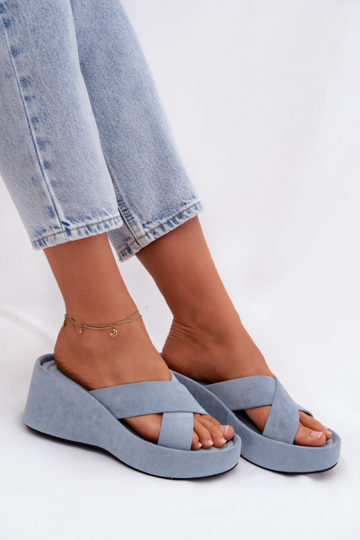 sieviešu čības  Z u Zilas krāsas Calorine