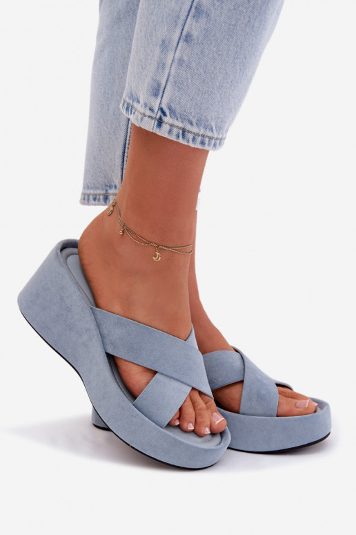 sieviešu čības  Z u Zilas krāsas Calorine