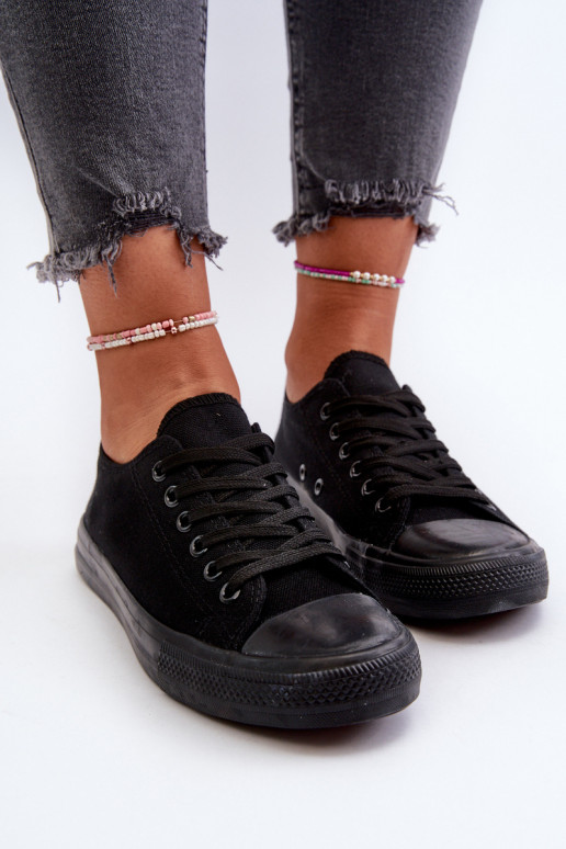 Klasiski sporta apavi  Melns Caelira