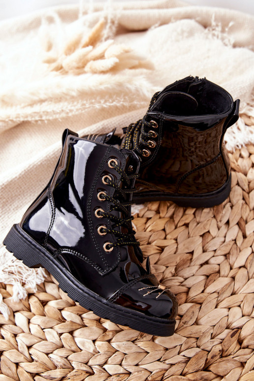 siltināti zābaki ar rāvējslēdzējiem Melns Mousie