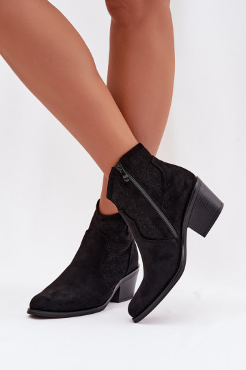 Zābaki  ar papēdi S.Barski HY61-8013 Melns 2