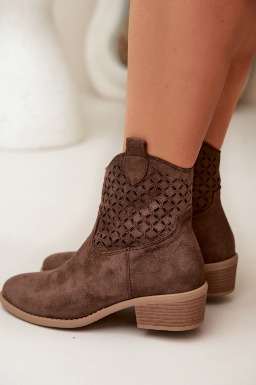 Zābaki  ar papēdi brūnas krāsas Briavine