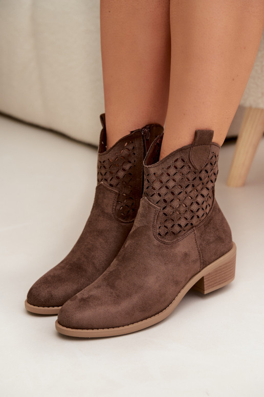 Zābaki  ar papēdi brūnas krāsas Briavine