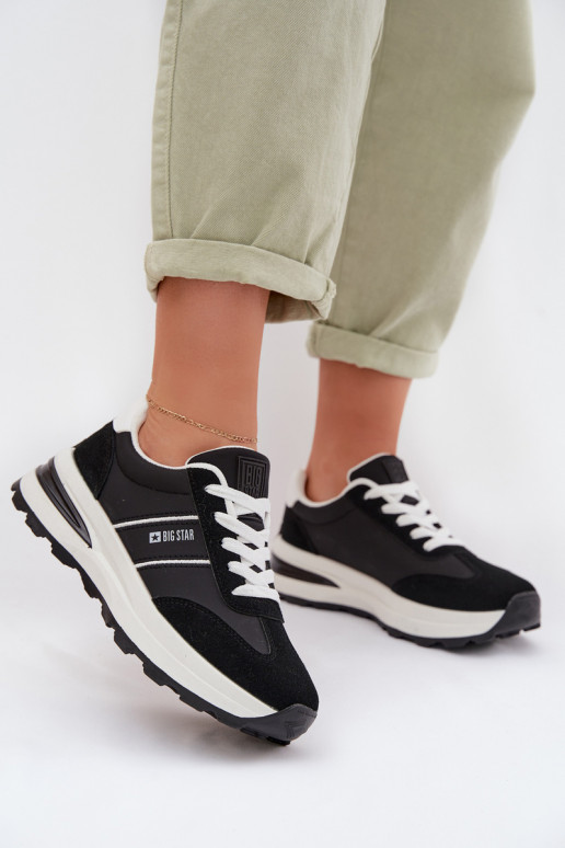  modeļa apavi sporta apavi  Big Star TT274877 HI-POLY SYSTEM Melns
