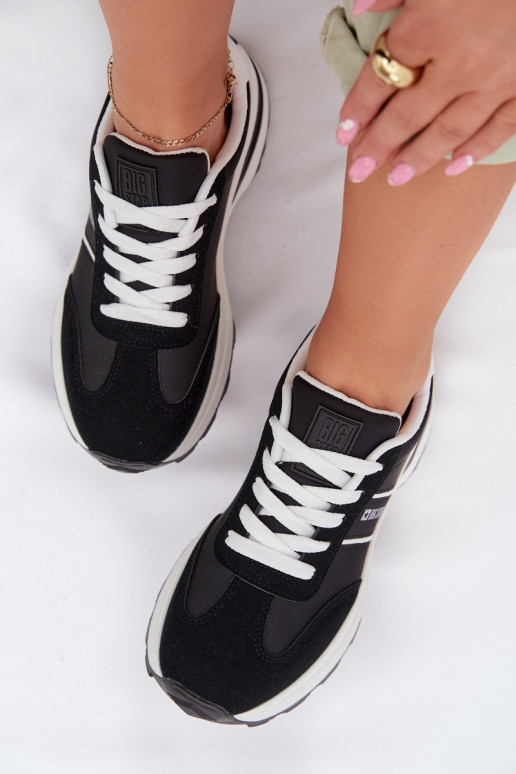  modeļa apavi sporta apavi  Big Star TT274877 HI-POLY SYSTEM Melns