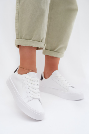  modeļa apavi  no eko ādas Big Star TT274928 HI-POLY SYSTEM baltas krāsas 2