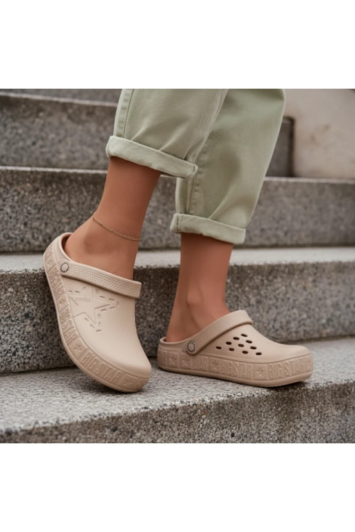 Čības   Vieglas čības uz pirksta Big Star TT274A083 smilšu krāsas