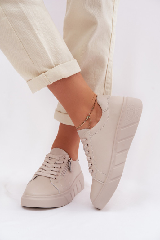   apavi  ar rāvējslēdzējiem smilšu krāsas Althea