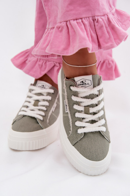 Brīvā laika apavi ar platformu O'NEILL SPINNA C INOMEN LOIN 90261009.05Z zaļā krāsā