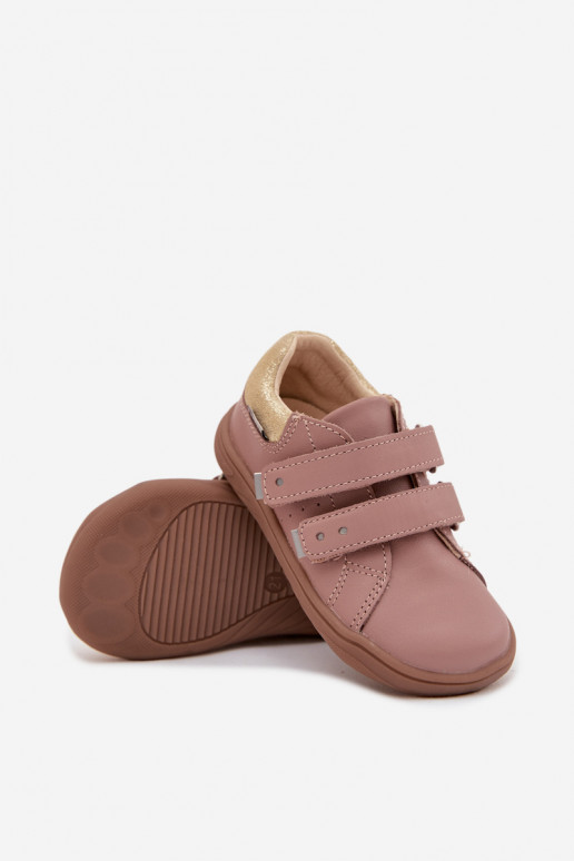 Bērnu ādas Barefoot zābaki Bartek 8600355 rozā krāsā