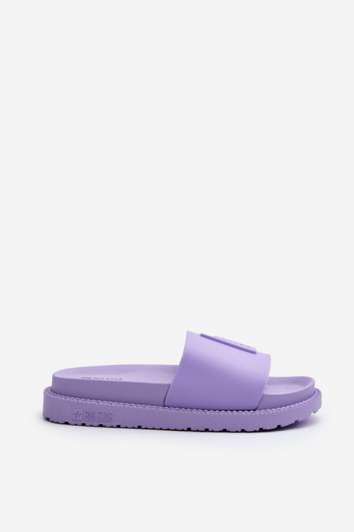 Sieviešu čības Big Star LL274426 violetā krāsā