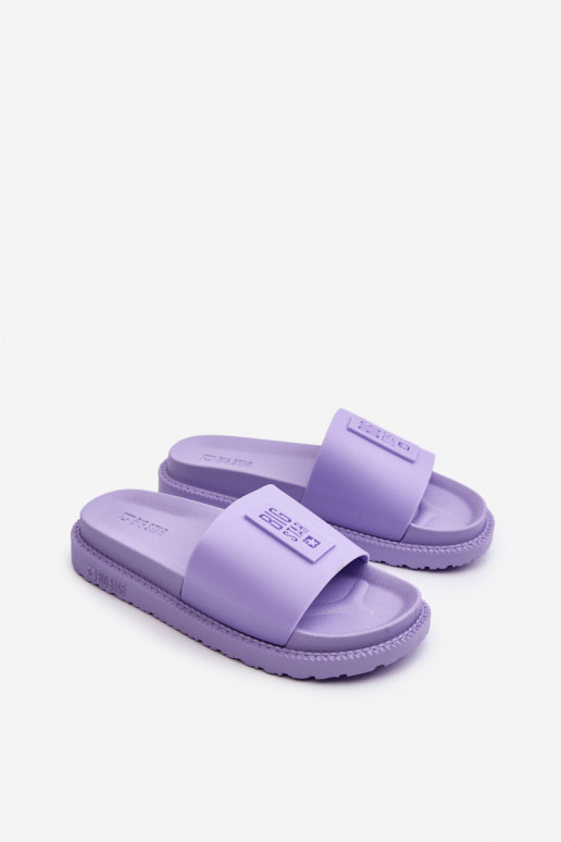 Sieviešu čības Big Star LL274426 violetā krāsā