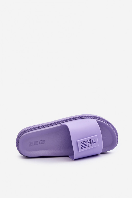 Sieviešu čības Big Star LL274426 violetā krāsā