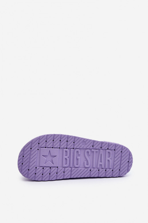 Sieviešu čības Big Star LL274426 violetā krāsā