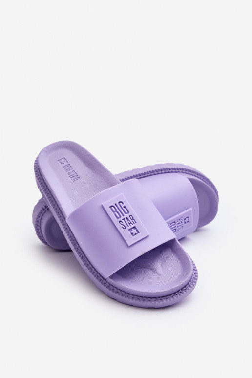 Sieviešu čības Big Star LL274426 violetā krāsā