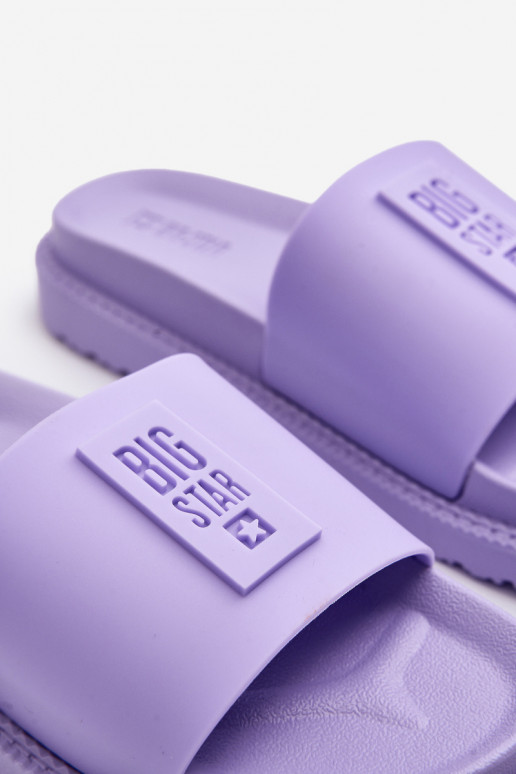 Sieviešu čības Big Star LL274426 violetā krāsā