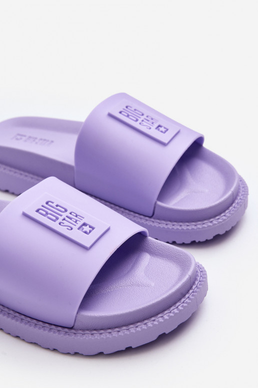 Sieviešu čības Big Star LL274426 violetā krāsā