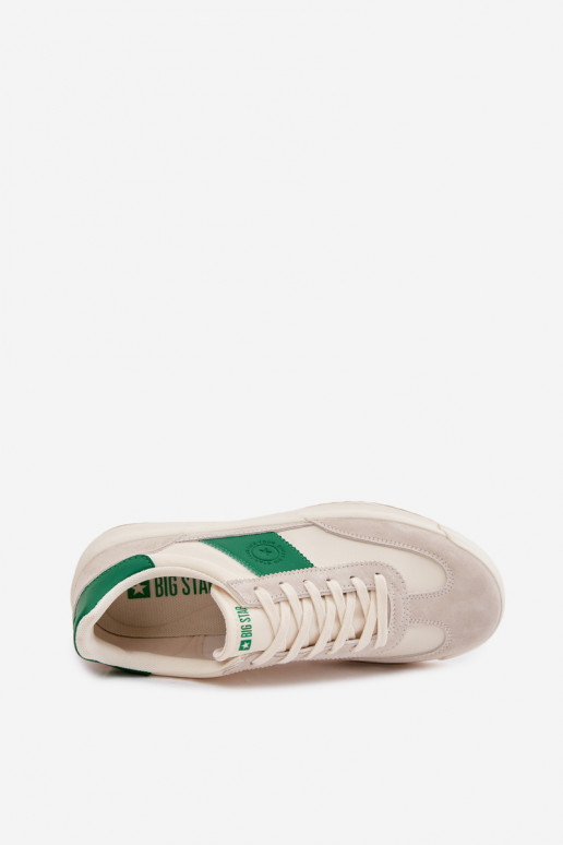 Sneakers stila apavi vīriešiem Big Star TT174041 smilšu krāsā