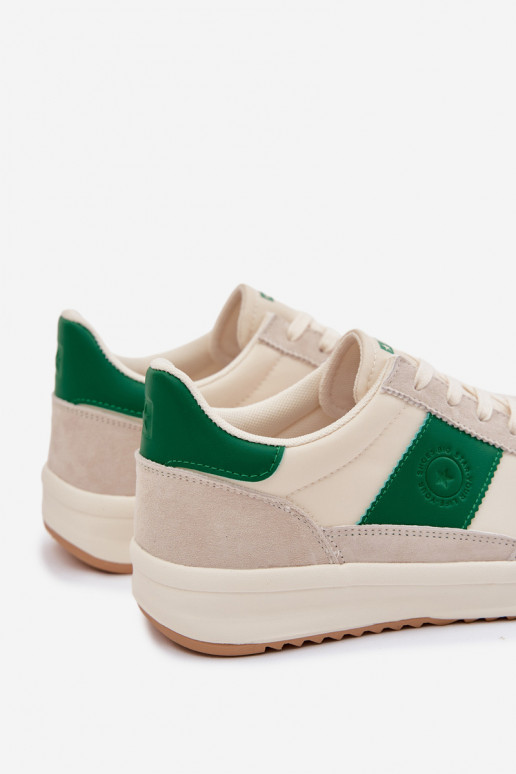 Sneakers stila apavi vīriešiem Big Star TT174041 smilšu krāsā