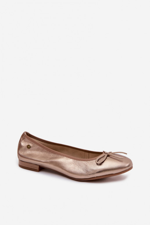 Sieviešu balerīnas Tai turiciejka P6800-25 zelta krāsā