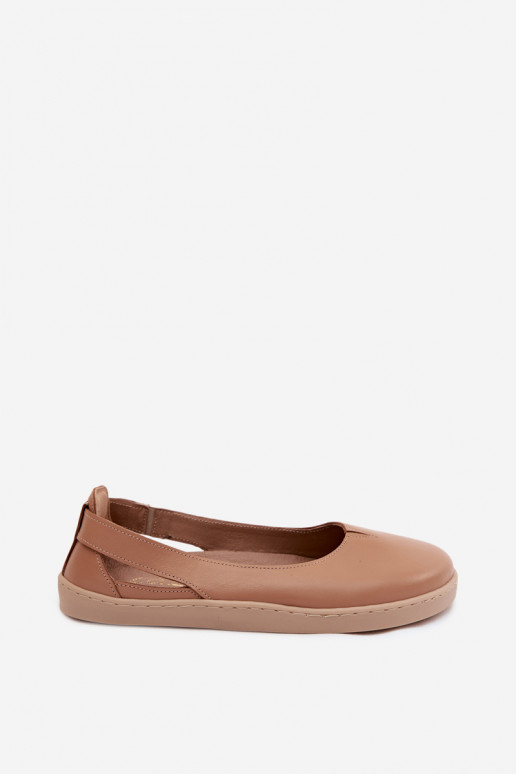 Barefoot ballerīnas Zazoo 10217 kapučīna krāsā