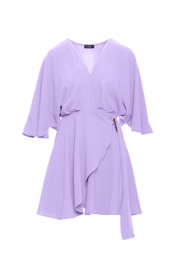 Violeta platējuma mini kleita 2