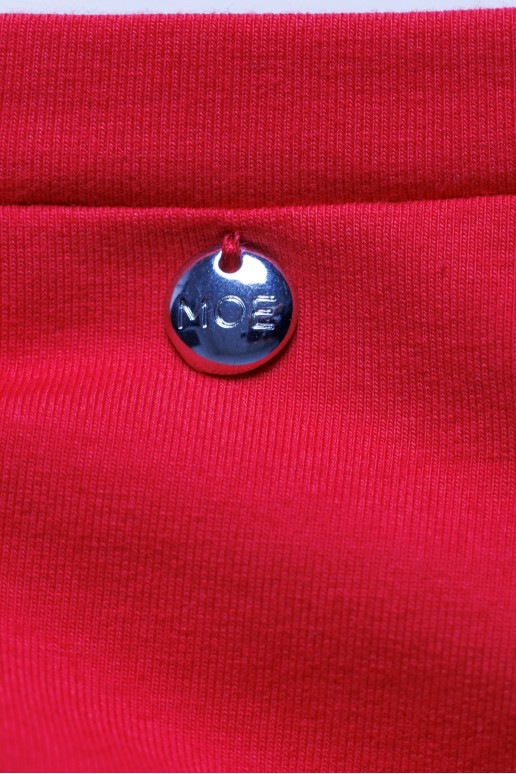 Sarkana mini kleita ar siksnām