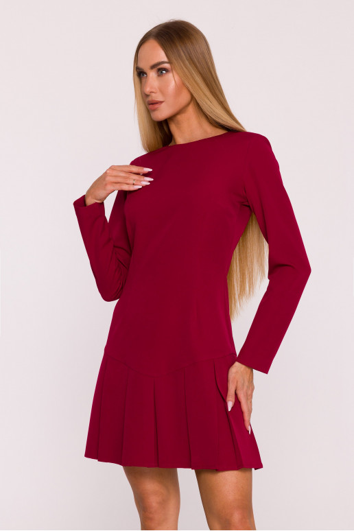 Bordo kleita ar krokām