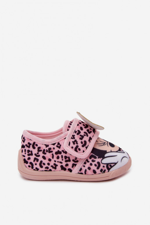 Čības bērniem ar lipīgām aizdarēm MINNIE MOUSE Rozā krāsas Serafina