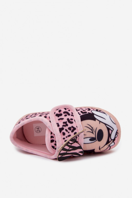 Čības bērniem ar lipīgām aizdarēm MINNIE MOUSE Rozā krāsas Serafina