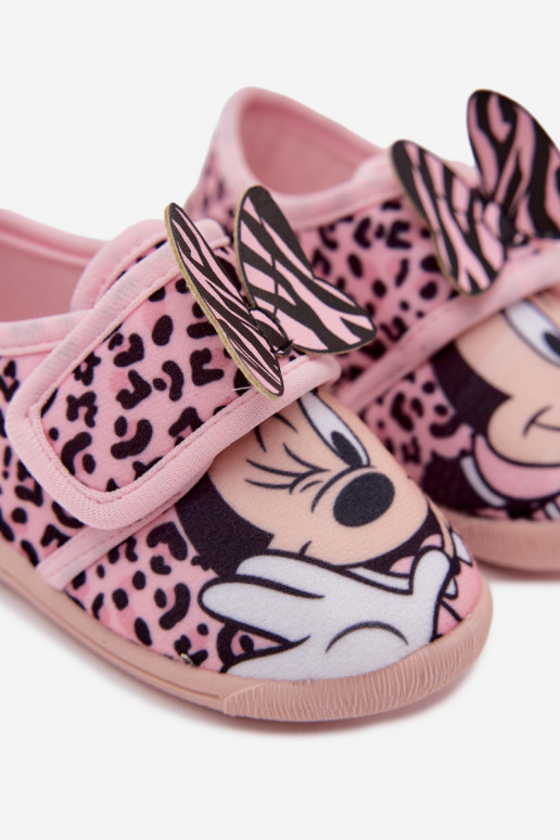 Čības bērniem ar lipīgām aizdarēm MINNIE MOUSE Rozā krāsas Serafina